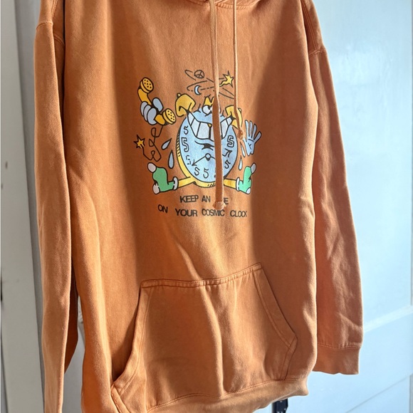 Anti Social Social Club Orange Graphic Hoodie - Picture 4 of 8
